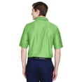 thumbnail image 2 of UltraClub Men'S Cool & Dry Elite Tonal Stripe Performance Polo 8413 - Apple Size 2XL, 2 of 3