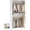 White, variant on 36'' Walk-in Closet Organizer System with 2 Hanging Rods and Adjustable Shelves, White