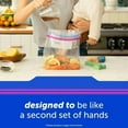 thumbnail image 2 of Ziploc® Storage Bags with Stay Open Technology, Large, 38 Bags $8.97, 2 of 4