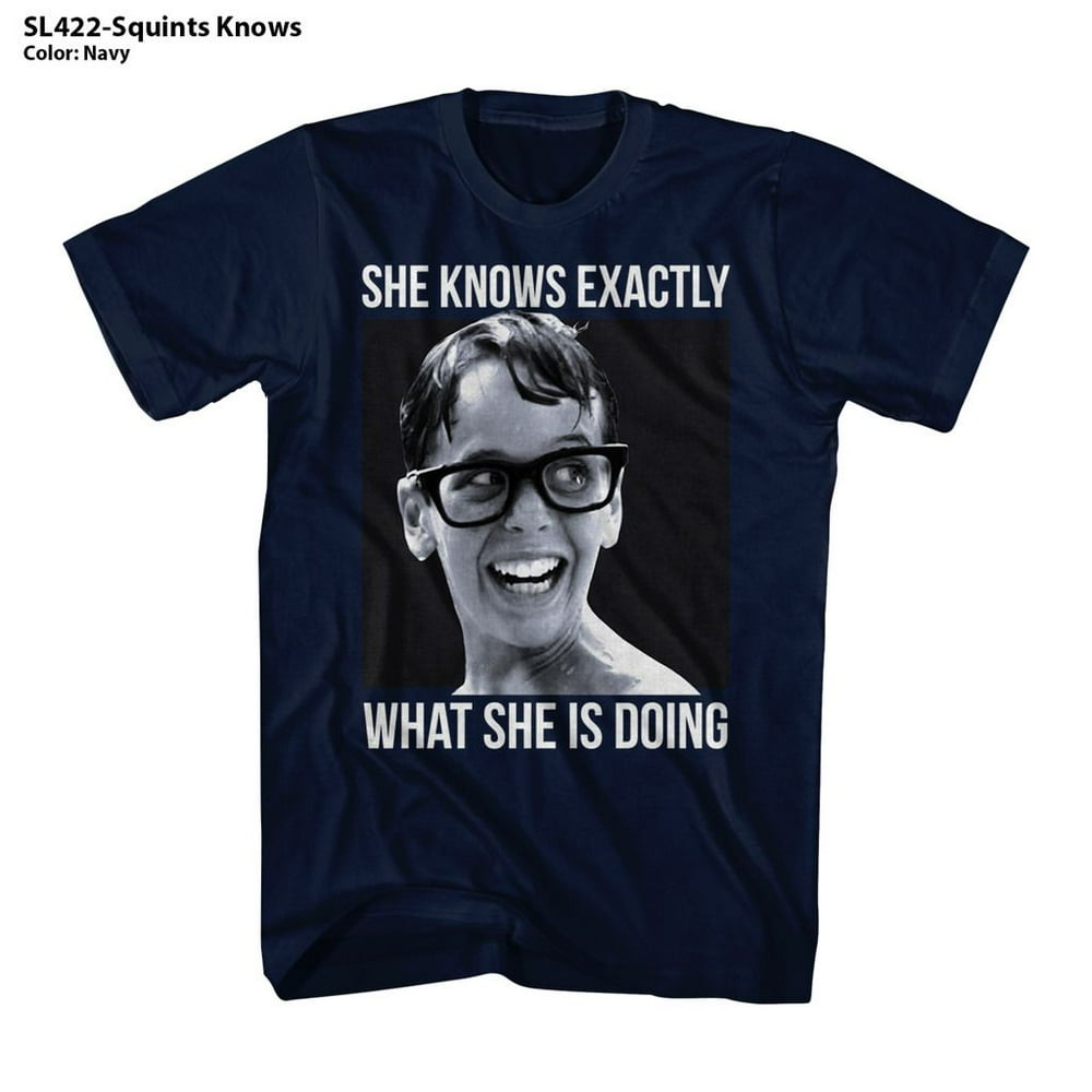 T-Line - The Sandlot Squints Knows Navy Adult T-Shirt - Walmart.com - Walmart.com
