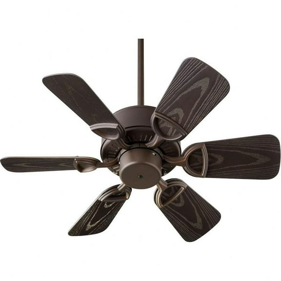 Stoneleigh Dell Patio Fan in Traditional Style 30 inches Wide By 12.5 inches High-Oiled Bronze Finish Bailey Street Home 183-Bel-3399517