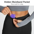thumbnail image 4 of BALEAF Fleece Lined Leggings for Women with Pockets Workout Thermal Winter Warm Tummy Control High Waisted Petite Thick 7/8 Yoga Pants Black 3XL, 4 of 7
