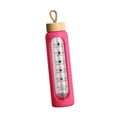 thumbnail image 4 of Botella de agua de vidrio, reutilizable, multifuncional y portátil para bebidas, botella protectora para . Rosa, 4 of 9