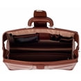 thumbnail image 4 of Maletín Leather Partners para portátil McKlein Harrison de 17 pulgadas, color marrón, 4 of 6