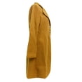 thumbnail image 3 of Tejiojio Coats Clearance Women Fashion Long Sleeve Woolen Lapel Solid Color Long Jacket Coat, 3 of 6