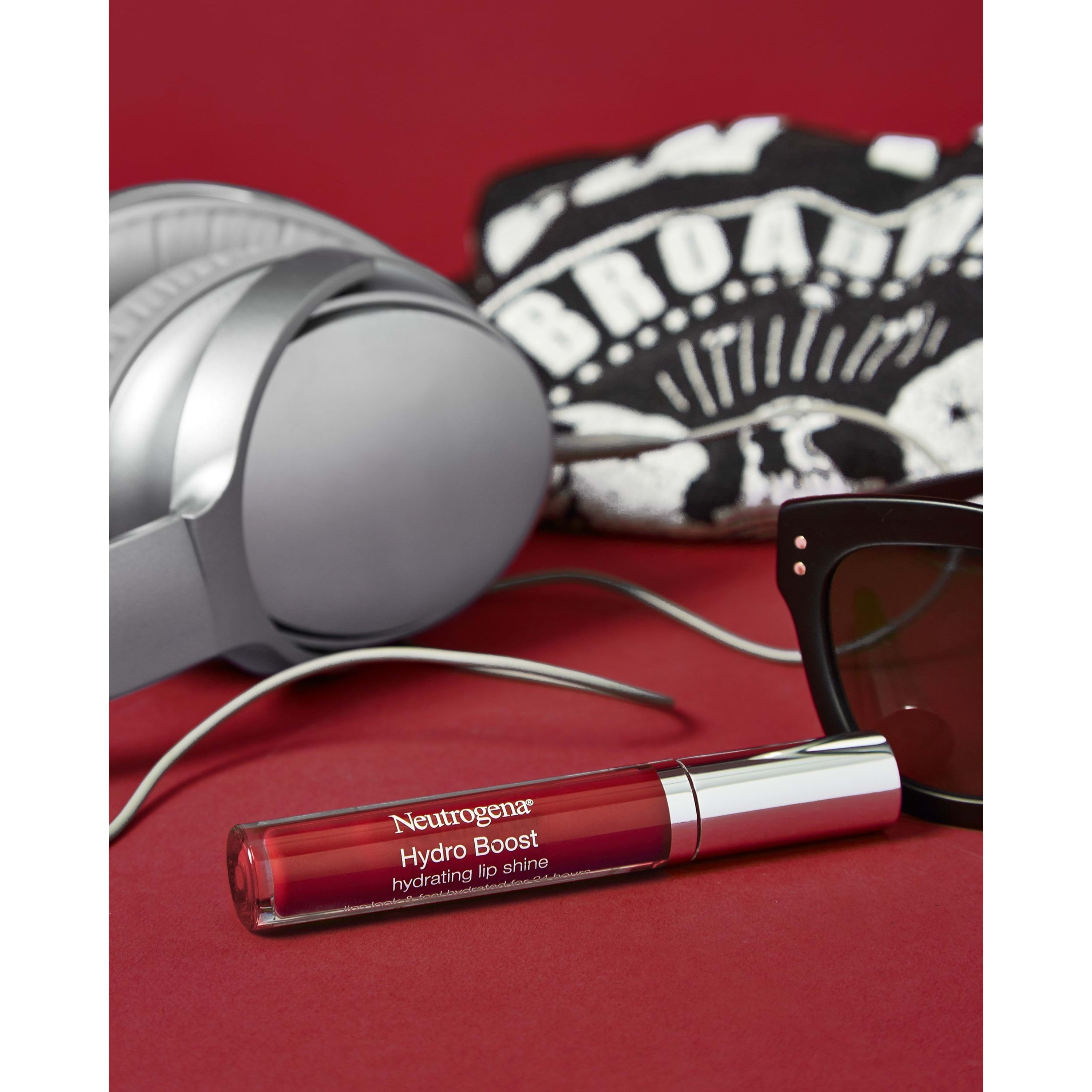 Neutrogena Hydro Boost Moisturizing Lip Gloss, 80 Deep Cherry, 0.1 oz