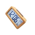thumbnail image 1 of Xingzhi Wood Digital Clock Light-operated LCD Screen Button Control Simple Style Date Display Clocks Temperature Meter Backlight Type 3, 1 of 6