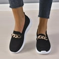 thumbnail image 7 of AUDeals Women's Wide Width Shoes, Memory Foam Work Sneakers with Casual Comfort for Everyday Walking (Black, 9), 7 of 7