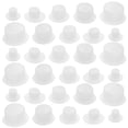 thumbnail image 1 of Ensemble de 150 Bouchons Ronds en Plastique pour Trous de Vis pour Meubles et Armoires, 1 of 9