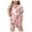 Pink, variant on Godom Little Girls Pajama Button Down Satin Sleepwear Nighty Silky Lounge Loungewear Clothes Outfits