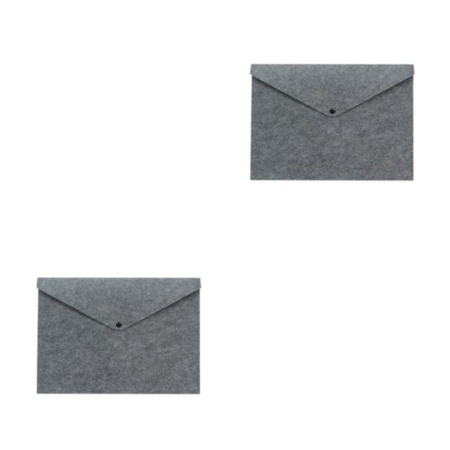 Guardoinrt Felt Folder Organizer Easy Organization At Fingertips File Document Bag File Folders File Storage Clutter-free grey 2Set