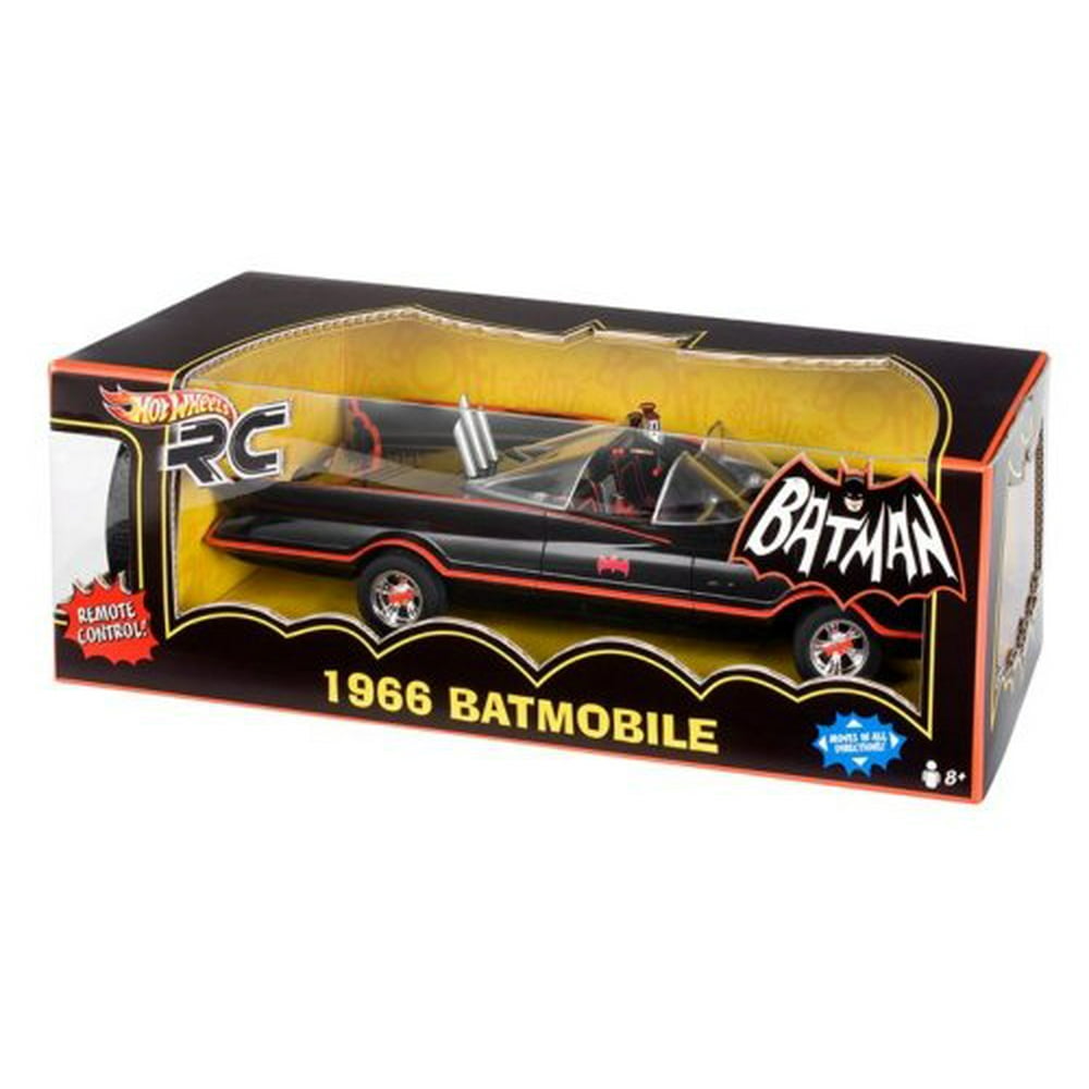 1966 Tv Series Batmobile Remote Control Hot Wheels Rc 1 18 Scale Batman