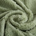 thumbnail image 4 of Fleece Queen Blanket for Sofa - Soft Lightweight Plush Cozy Fuzzy Microfiber Checkered Warm Blanket, 70x80 inches, Green, 4 of 7