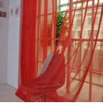thumbnail image 2 of Teissuly 2 Pcs Pure Color Tulle Door Window Curtain Drape Panel Sheer Scarf Valances RD Teissuly WER2023112004595, 2 of 3