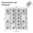 thumbnail image 3 of Ropero Closet Madesa Venus 8 Puertas Con Pies 216cm Blanco, 3 of 10