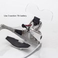 thumbnail image 3 of Scienceny 1X 1.5X 2X 2.5X 3.5X Iluminación LED Diadema Lupa Casco Lupa Reparación Visor de cabeza Lupa lupas Scienceny GJ3911-00B, 3 of 6