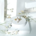 thumbnail image 6 of Rosec Jewels Solitaire Freshwater Pearl Ring with Diamond for Women, Bypass Ring - 8 mm, 18K Yellow Gold, US 7.00, 6 of 8
