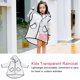 thumbnail image 4 of Niños Niños Lindo Chubasquero Niñas Niños Moda Con Capucha Transparente Impermeable Ropa Lluvia S, 4 of 8