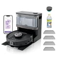 thumbnail image 1 of Shark PowerDetect NeverTouch, autovaciado y autorecargable, robot aspirador y trapeador sin bolsa, con capacidad para 30 días de recolección de residuos, base HEPA, depósito de recarga con capacidad, 1 of 5