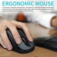 thumbnail image 3 of Wireless Mouse, Multi-Mode Silent Mouse, Bluetooth Mouse Office, Small-Hands Optical Mouse, 1600 Dpi, 6 Custom Buttons, Computer Mice Suitable For Notebook/Pc/Laptop/Computer, 3 of 9