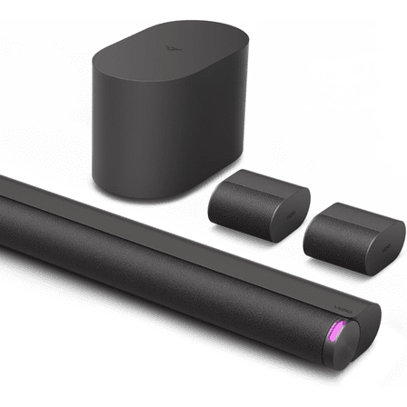Open Box VIZIO SL512X-0806 Elevate SE 5.1.2 Soundbar, Wireless Subwoofer, Surround Sound w/ Dolby Atmos and DTS:X - Black
