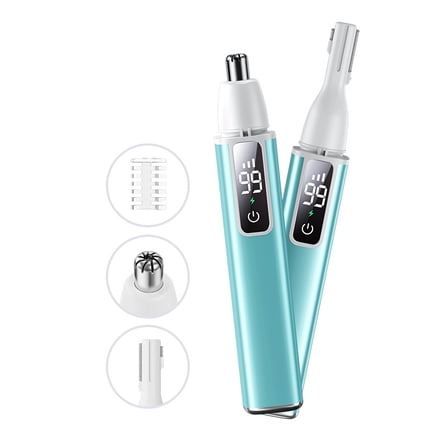 2 in 1Eyebrow Trimmer, Electric Eyebrows Shaver, Eyebrow Hair Remover, Facial Hair Trimmer, Easy Clean for Eyebrows Face Nose Ear Hair