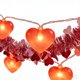 thumbnail image 4 of Guirnalda de luces LED con forma de corazón para San Valentín | 78,7 o 157,4 pulgadas para chimenea y decoración de interiores | Bombillas multicolores con forma de corazón para dormitorio y fiesta, 4 of 7