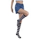 thumbnail image 4 of Qarigey Calcetines a rayas hasta el muslo, calentadores de piernas, Día de San Valentín, accesorios para mujer para diario, fiesta de Type2 NO2, 4 of 6