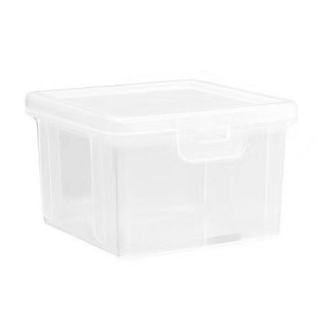 Caja transparente para condimentos de cocina, organizador de despensa, caja de almacenamiento de alimentos para azúcar S
