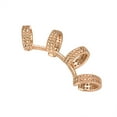 thumbnail image 5 of Yoursfs Cuffs Earrings for Women Gold Plated Clip on Non Pierced Ear Cuffs Crystal Cz Hypoallergenic Earrings, 5 of 6