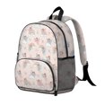 thumbnail image 2 of Princess and Fairy Pink Pattern Backpack for School, Cute School Bag with Adjustable Shoulder Straps and Padded Back, 13.8"x11.4"x6", 2 of 5