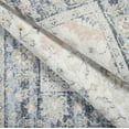 thumbnail image 6 of Everwash Treasure Lina Traditional Medallion Machine Washable Indoor Area Rug, Ivory/Blue, 5'2"x7'2", 6 of 10
