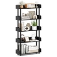 thumbnail image 2 of Costway 1 PCS 5-Tier Bookshelf, Open Bookcase with Anti-Tipping Kit, Storage Unit for Living Room Black, 2 of 10