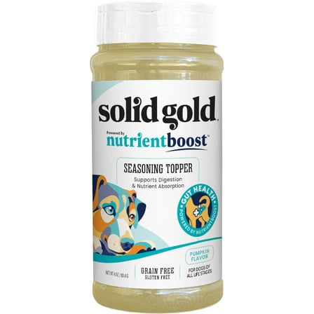 Solid Gold Nutrient Boost Topper Shaker for Dogs, 4oz Jar