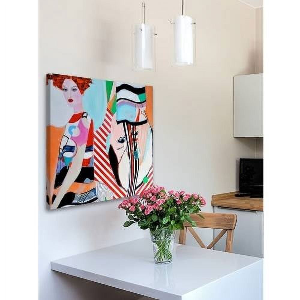 Antipode Painting Print on Wrapped Canvas