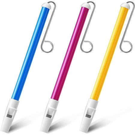 3 Pieces Slide Whistle, Slide Whistle Toy for Children's Speech and Oral Muscle Training, 10.5 Inch