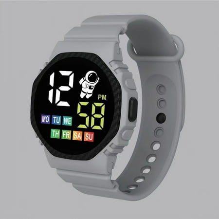 Perfect Gift for Child! HIMIWAY Sweatshirt Dress Electronic Watches with Touchscreen for Children Innovative and Smart Wearable Technology for Kids LED Electronic Waterproof Watch