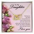 thumbnail image 2 of To My Daughter Raising You Inseparable Necklace, 2 of 20