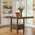 thumbnail image 3 of Weston Home Broome Extendable Storage Counter Height Dining Table with 12" Leaf, 3 of 4