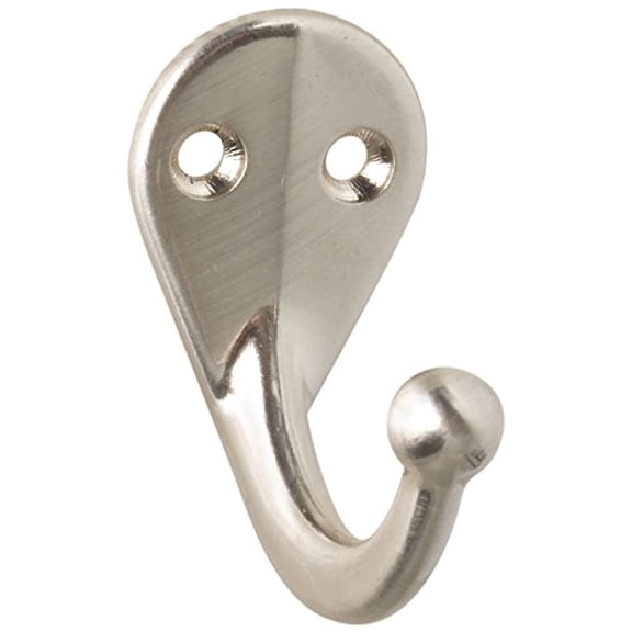 HOOK COAT/HAT STN NKL 2IN
