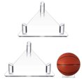 thumbnail image 4 of Ball Stand Stable Thickened Hollow Design Fall-resistant Solid Display Acrylic Triangle Soccer Volleyball Holder Ball Sports, 4 of 7