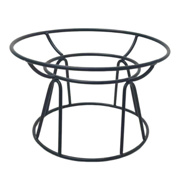 Soporte para cuencos de gatos, soporte para platos para mascotas sin cuencos, de hierro resistente y elevado para gatos y perros pequeños, para