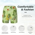 thumbnail image 5 of Balery Cute Dinosaurs Cartoon Mens Swim Trunks Swim Shorts for Men Quick Dry Inseam Beach Shorts with Compression Liner Pocket-3X-Large, 5 of 9