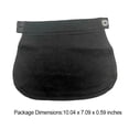 thumbnail image 4 of Guardoinrt Rallonge de Chemise Simple Imperméable Haute Qualité Accessoires de Paysage DIY Jeans Maternité Noir, 4 of 6