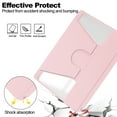 thumbnail image 3 of TECH CIRCLE Tablet Case for Apple iPad Pro 13" (2024), 360 Degree Rotating Stand /Auto Sleep Sake /Magnetic Closure /Pencil/Stylus Holder /Full Coverage Protection, PU Leather Folio Case, Pink, 3 of 6