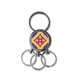 thumbnail image 1 of Estilo Patron decorativo de Talavera De acero inoxidable Anillo de metal llavero llavero clip auto regalo, 1 of 3