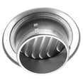 thumbnail image 4 of Couverture de Ventilation Murale Ronde 80mm Soffit Sécheuse Extérieure 15x15x7 Grille Plate en Acier Inoxydable Sortie de Ventilation Maille, 4 of 8