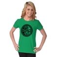thumbnail image 4 of Dragon Yin Yang Style Symbol Balance Womens Fitted Plus Size Graphic Tee Brisco Brands 2X, 4 of 5