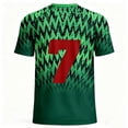 thumbnail image 7 of LEKWK Mexico Jersey Men Short Sleeve Quick-Dry International Football Shirts Breathable Loose Game Day Athletic Shirts Fan Mexico Soccer Jersey Collection, 7 of 7