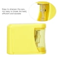 thumbnail image 2 of Stationery,Electric Pencil Sharpener Yellow Electric Pencil Sharpener ABS Pencil Sharpener Innovative Solution, 2 of 9